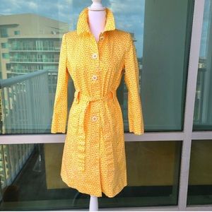 Skirtin’ Around Cotton Yellow Trench